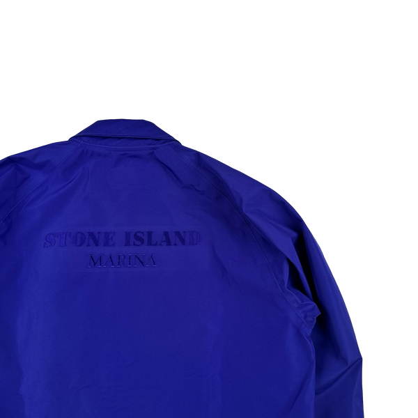 Stone Island Marina Gore Tex Waterproof Spellout Jacket - Large