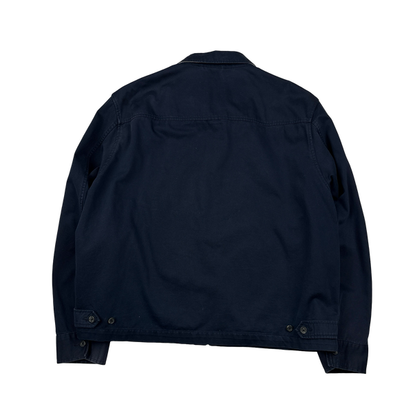 Ralph Lauren Navy Harrington Zipped Jacket - XL
