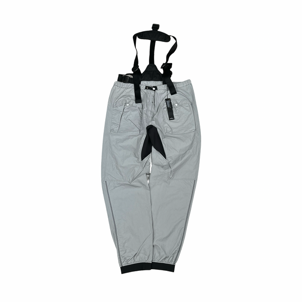 Stone Island 2018 Grey Reflective Back Badge Overalls - XXL