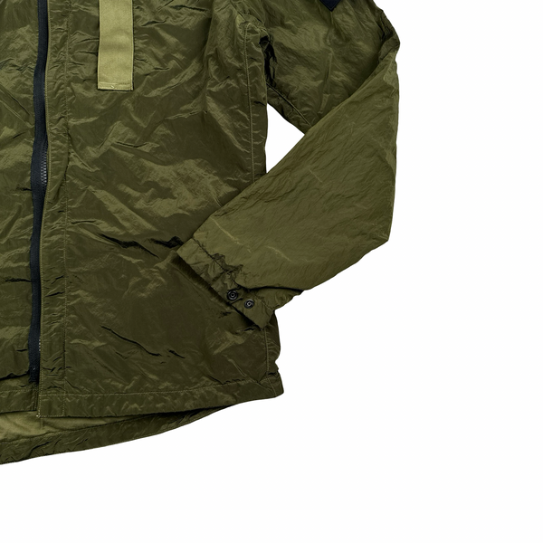 Stone Island 2017 Green Nylon Metal Shimmer Overshirt - Medium