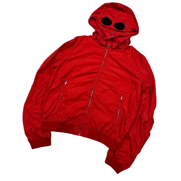 CP Company 2009 Red Nylon Goggle Jacket - XL