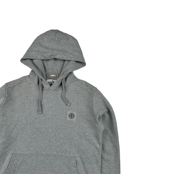 Stone Island 2015 Grey Spellout Patch Hoodie Tracksuit - Medium