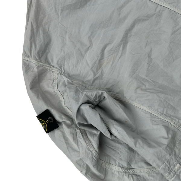 Stone Island 2010 Ice Blue Poly Cotton Field Jacket - XL