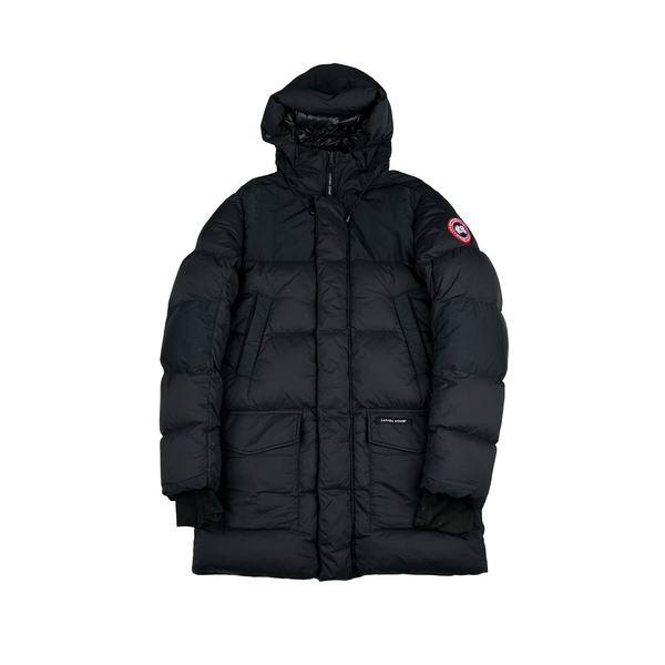 Canada Goose Black Armstrong Down Hooded Parka Jacket - Medium