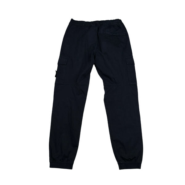 Stone Island 2020 Navy RE-T Cargo Trousers - 32"