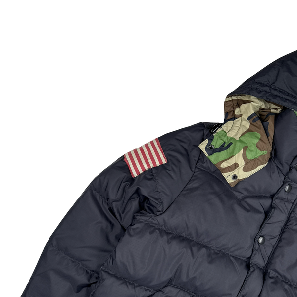 Ralph Lauren Denim Supply Camo Lining Nylon Down Filled Jacket - Large