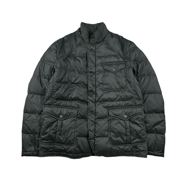 CP Company Early 2000's Grey Nylon Down Jacket - XXL