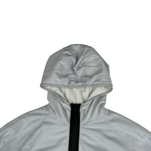 Stone Island 2022 Light Blue Comfort Tech Composite Reversible Polartec Jacket - Medium