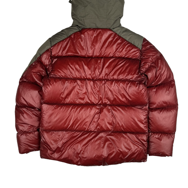 CP Company Red DD Shell Lense Viewer Puffer Jacket - Medium