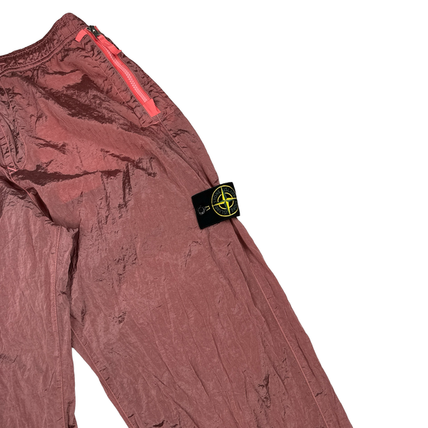 Stone Island 2023 Pink Nylon Metal Econyl Trousers - 30"