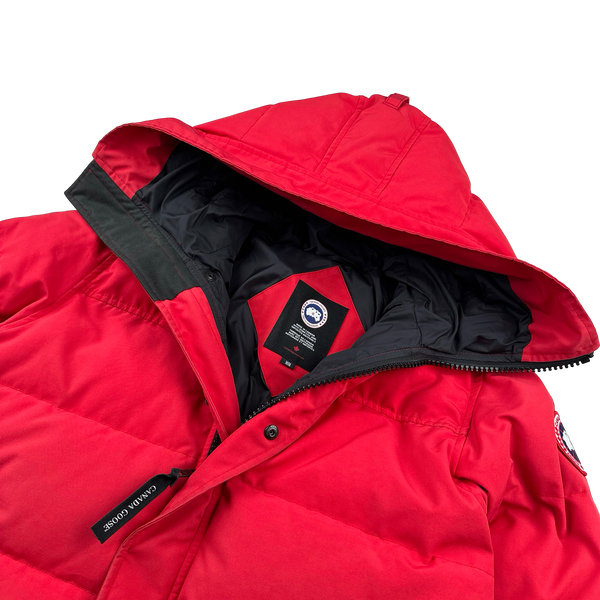 Canada Goose Red Macmilan Premium Down Parka Jacket - Medium