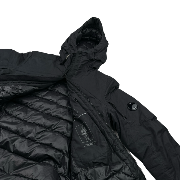 CP Company Black Micro M Down Filled Jacket - Small
