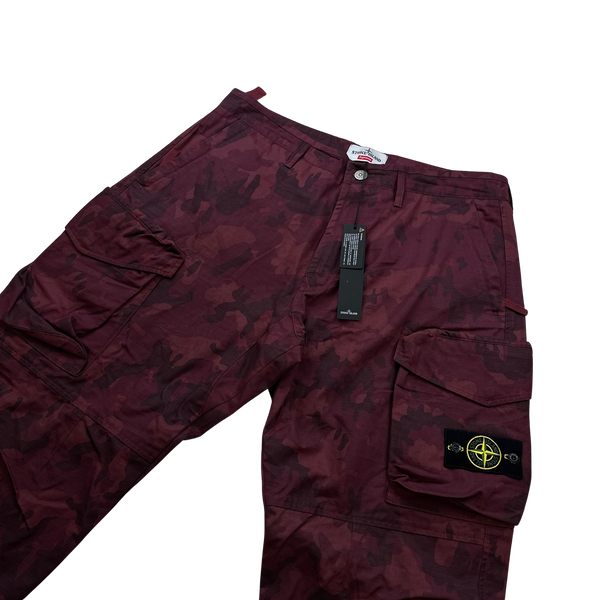 Stone Island x Supreme 2022 Ice Camo Cargo Trousers - 36"