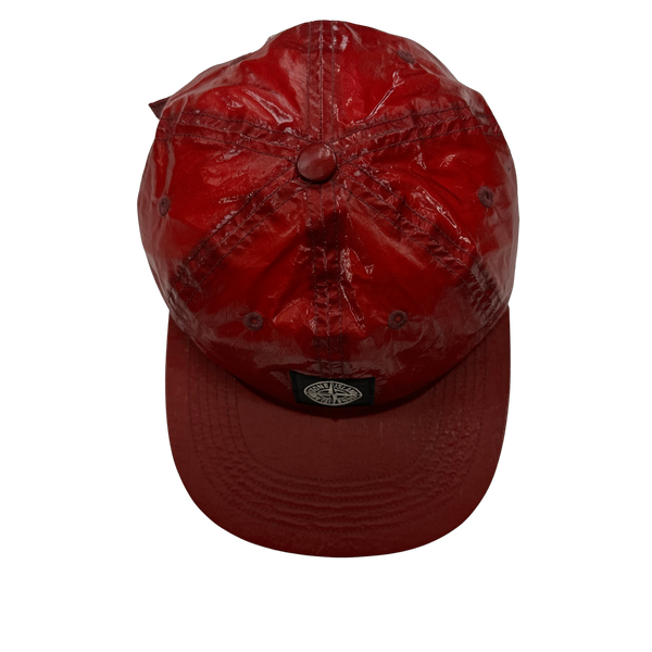 Stone Island x Supreme Red Silk Cap