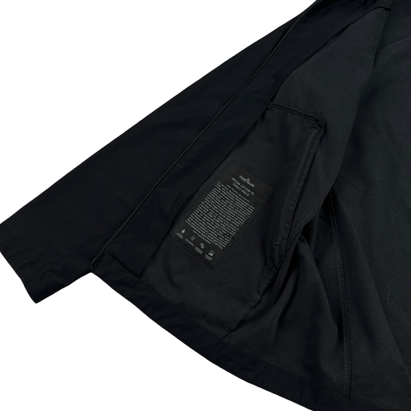Stone Island 2018 Black Nylon Cotton 3L Ghost Piece Jacket - XL