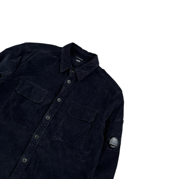 CP Company Dark Navy Corduroy Shirt - Small