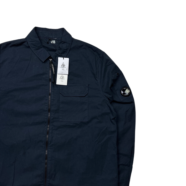 Cp company navy overshirt on sale