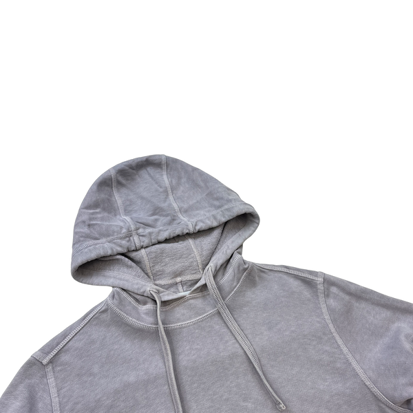 Stone Island 2018 Lilac Cotton Pullover Hoodie - Medium
