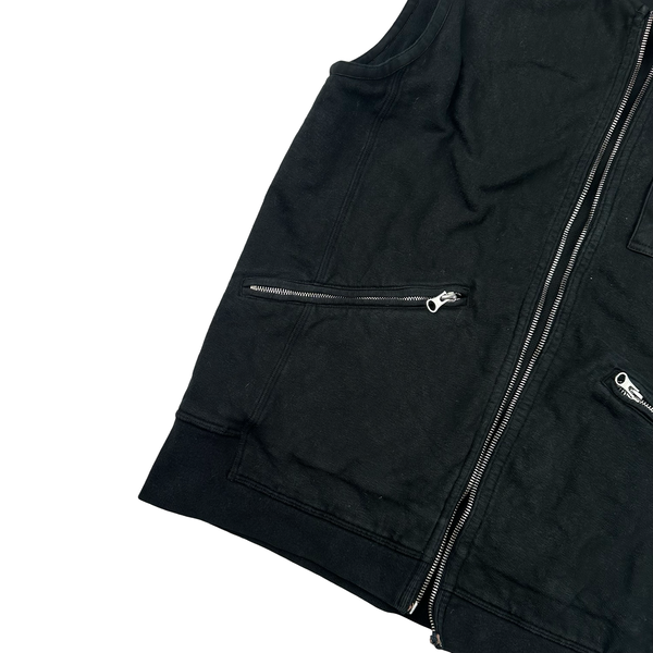 Stone Island 2017 Black Gilet Vest - Large