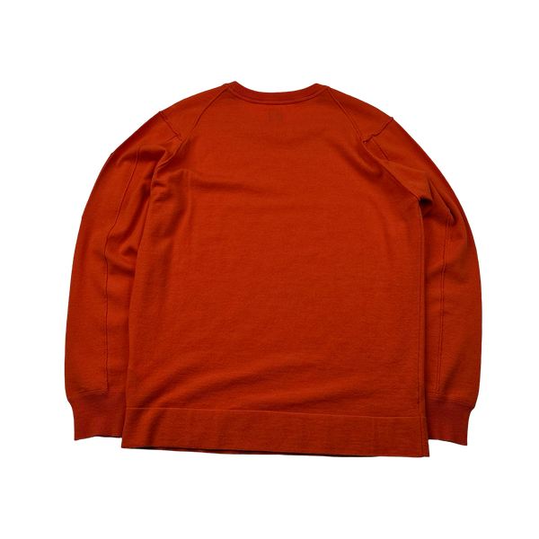 CP Company Red Cotton Knit Jumper - Large