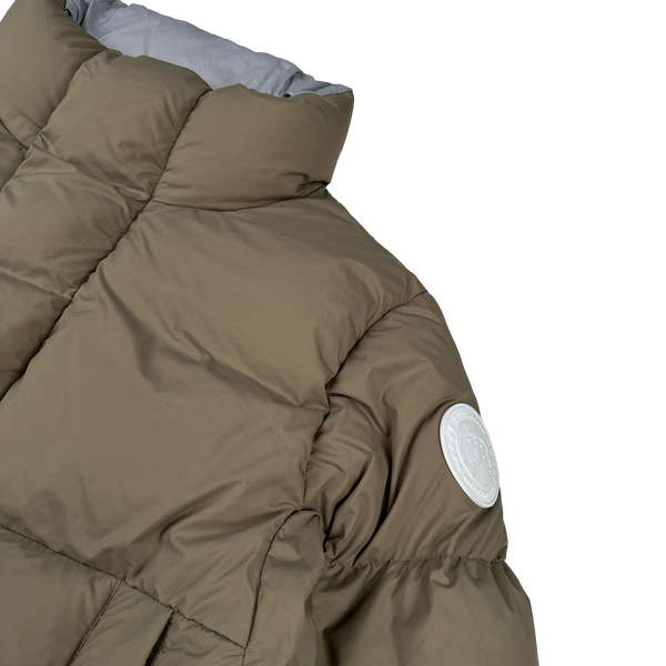 Canada Goose Everett Northwood Down White Patch Puffer Jacket - Large
