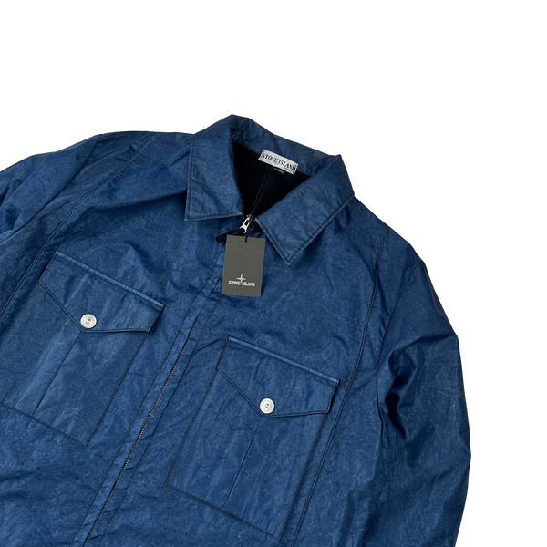 Stone Island Vintage 2001 Laminated Webbing Spalmantura Coach Jacket - XXL