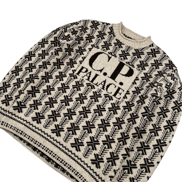 CP Company x Palace Beige Knit - Small