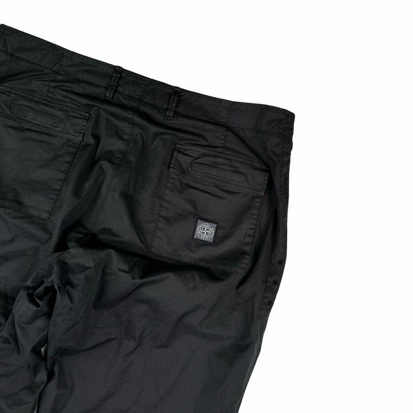 Stone Island 2023 Black Regular Fit Trousers - 3XL