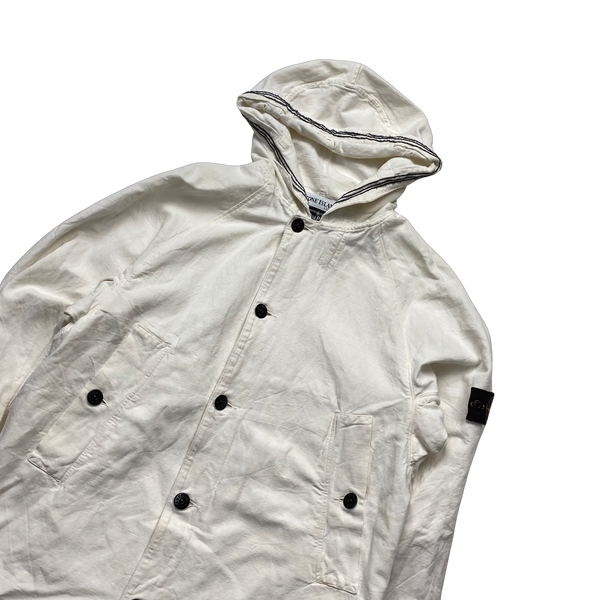 Stone Island 2003 White Vintage Compact Jacket - Small