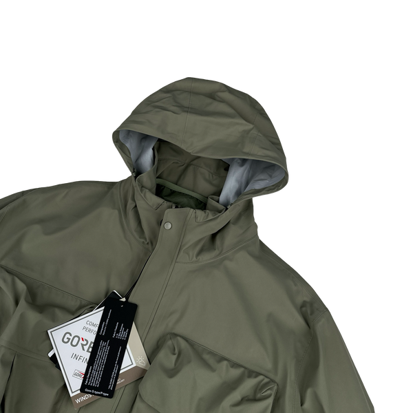 CP Company Silver Sage Gore-Tex Down Lined Dual Layer Jacket - XXL