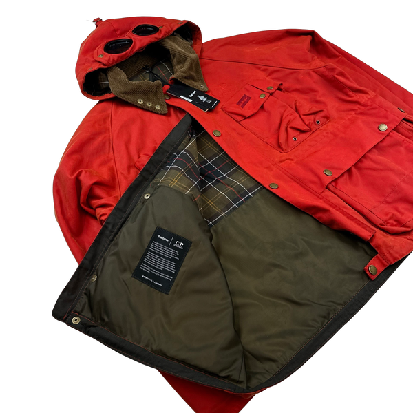 CP Company x Barbour Multi Pocket 500 Mille Waxed Jacket - XL