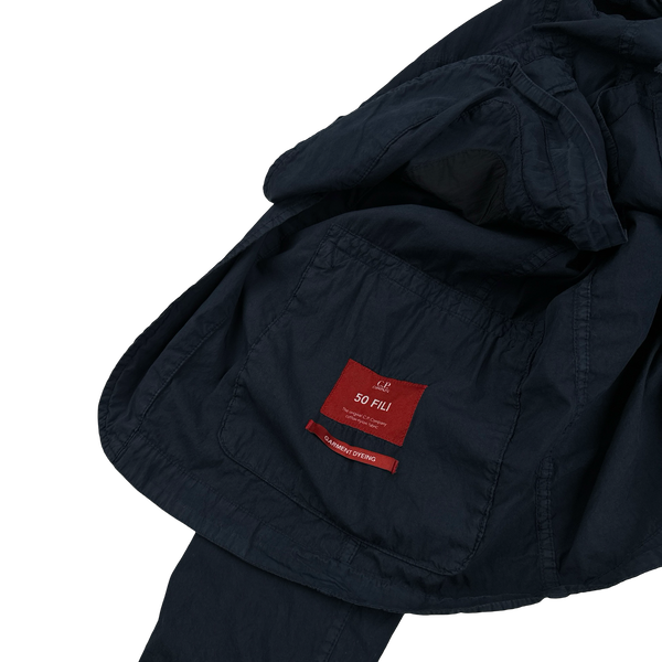 CP Company 50 Fili Navy Blazer Jacket - Large