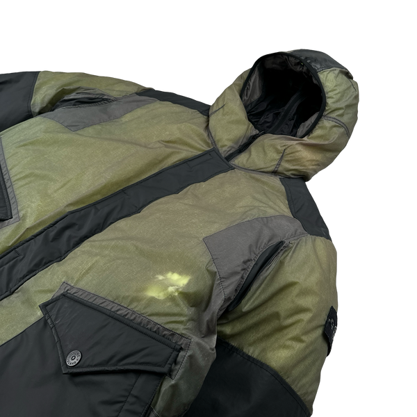 Stone Island 2016 Resin-T Shell Down Ice Jacket - 3XL