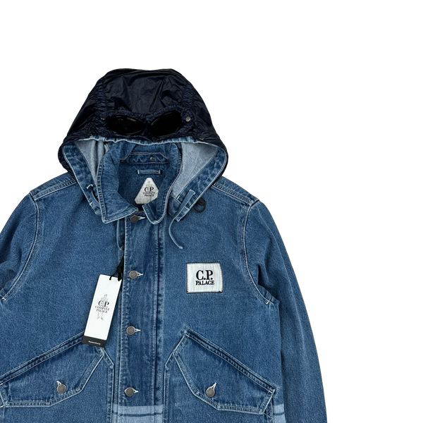 Palace X CP Company Denim 14 3/4Oz 3 In 1 Goggle Jacket - Small