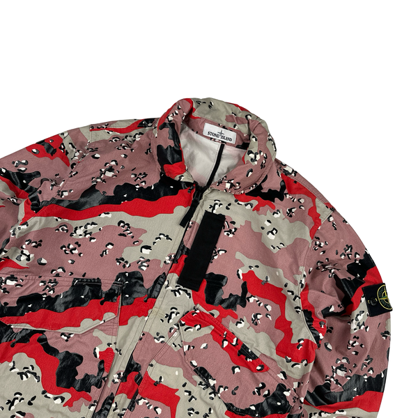 Stone Island 2020 3C+PU Desert Camo Jacket - Large