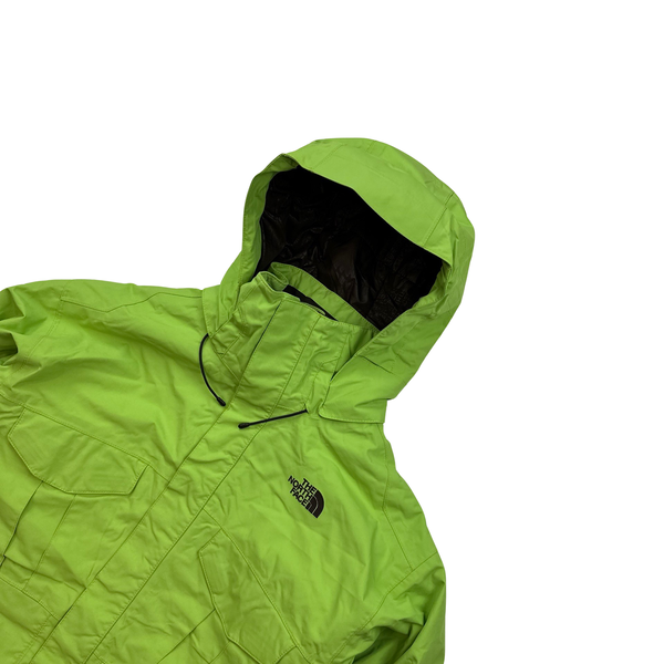 North Face Green HyVent Waterproof Jacket - Large