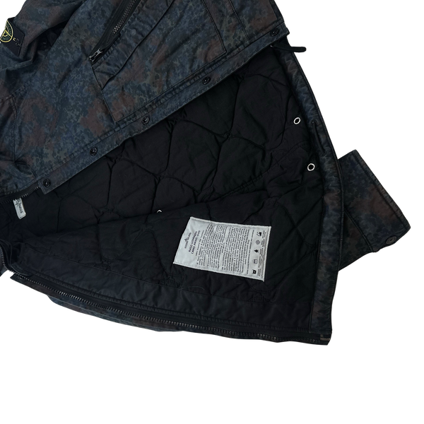 Stone Island Raso Gommato 2013 Camo Print OVD Jacket - Small