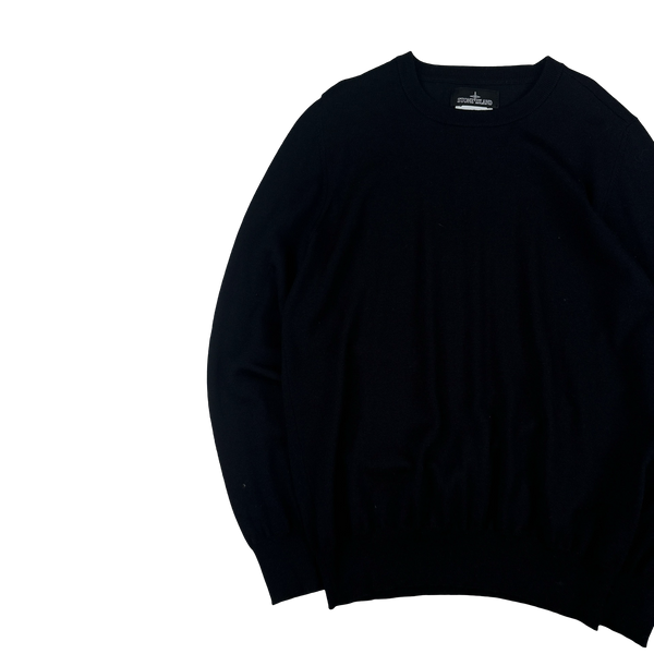 Stone Island 2015 Black Knitted Shadow Project Jumper - Large