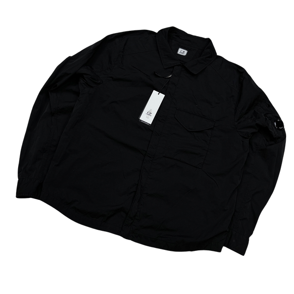 CP Company Black Chrome R Nylon Zipped Jacket - XXL