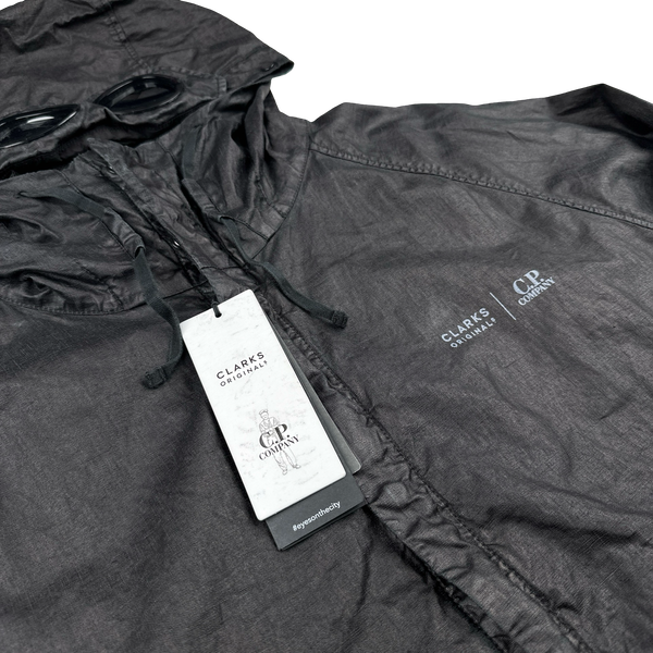 CP Company x Clarks Originals Black Goggle Jacket - Large