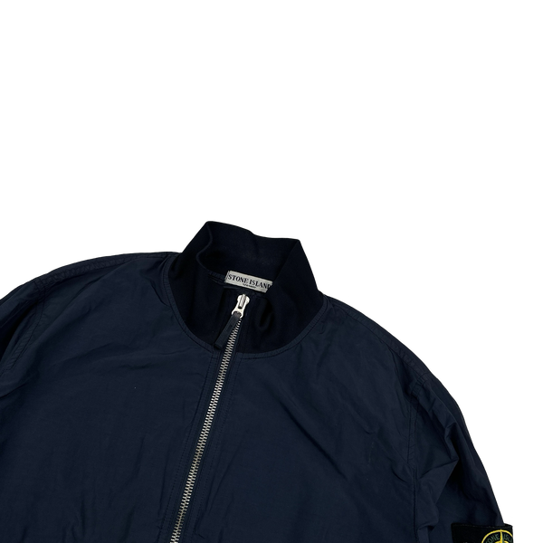 Stone Island 2010 Navy Cotton Blend Bomber Jacket - XL