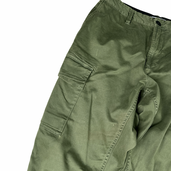 Stone Island 2021 Grey Slim Fit Cargo Trousers - 33"