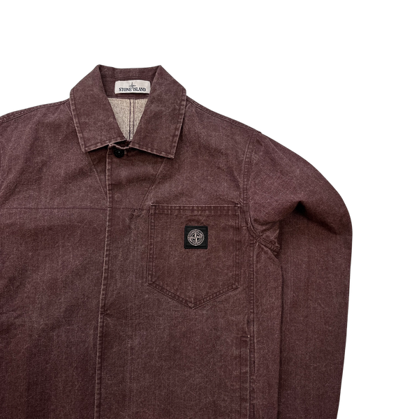 Stone Island Panama Placcato Jacket - Large