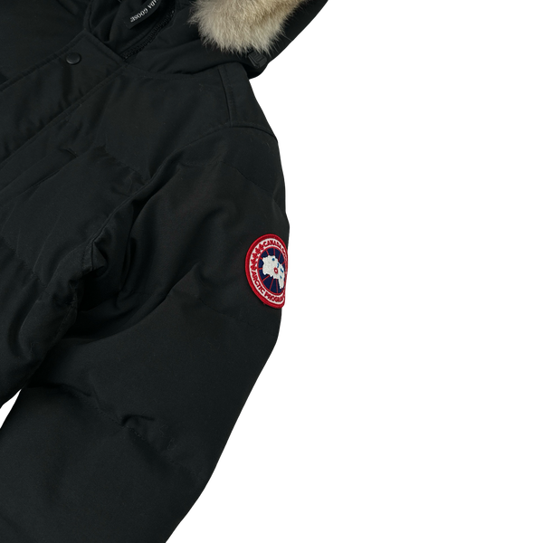 Canada Goose Black Premium Down Carson Coyote Fur Parka Jacket - XS