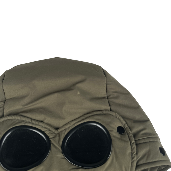 CP Company Khaki Hybrid Padded DD Shell Knit Jacket - Large