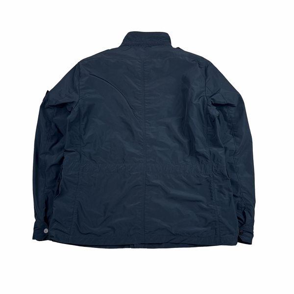 Stone Island 2017 Navy Garment Dyed Micro Reps Field Jacket - XXL