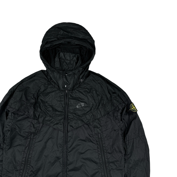 Stone Island x Nike Black Hyper Light Membrana 2L TC Windrunner - Medium