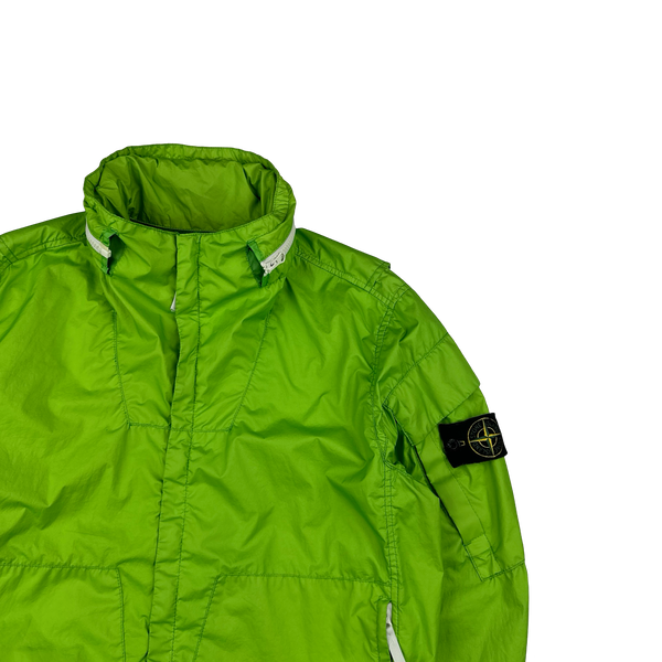 Stone Island 2016 Lime Green Membrana 3L TC Jacket - Large