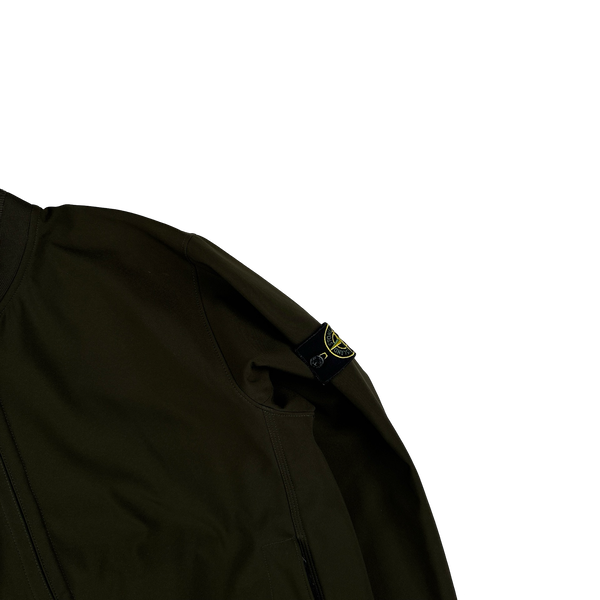 Stone Island 2011 Khaki Fleece Lined Soft Shell Jacket - 3XL