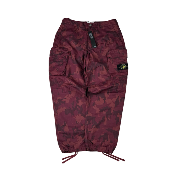 Stone Island x Supreme 2022 Ice Camo Cargo Trousers - 36"